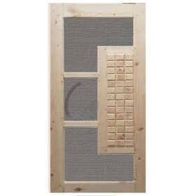 Westerz High Quality and Premium Wood Mesh Door, Double Jali Door Designs by Fresh Air Camp